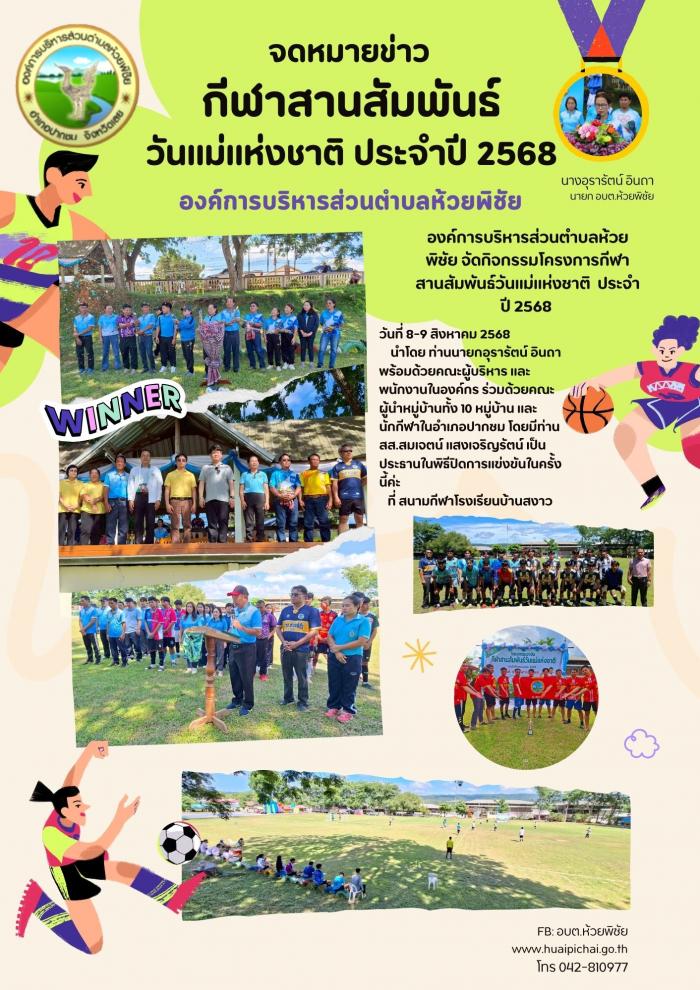 องค์การบริหารส่วนตำบลห้วยพิชัย จัดกิจ...